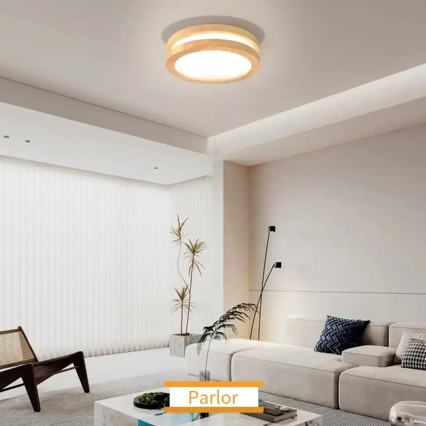 Luminaire Plafonnier en Bois - Clari