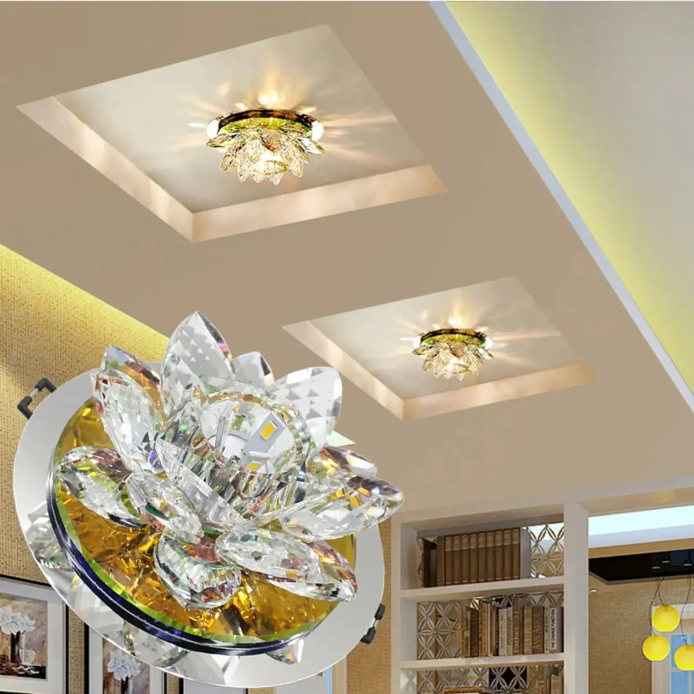 Luminaire Plafonnier en Cristal - Tancia