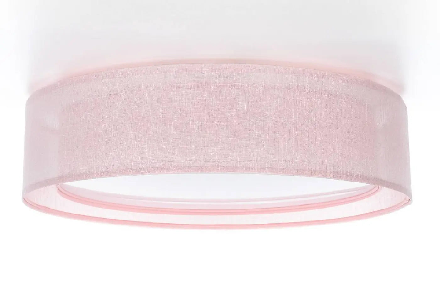 Luminaire Plafonnier Design en Tissu - Puro (Rose Clair)