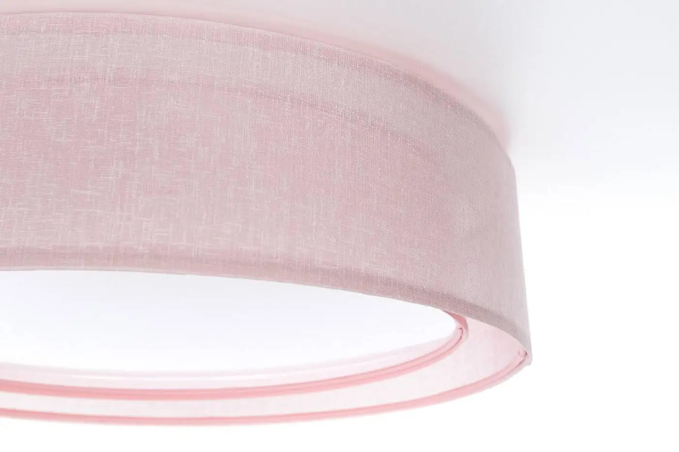 Luminaire Plafonnier Design en Tissu - Puro (Rose Clair)