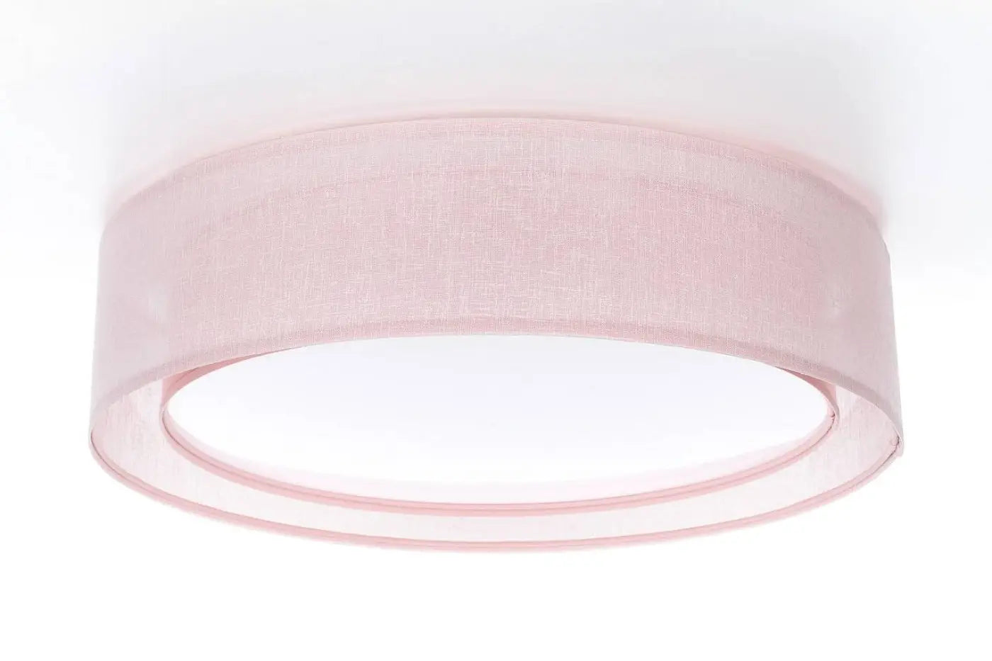 Luminaire Plafonnier Design en Tissu - Puro (Rose Clair)