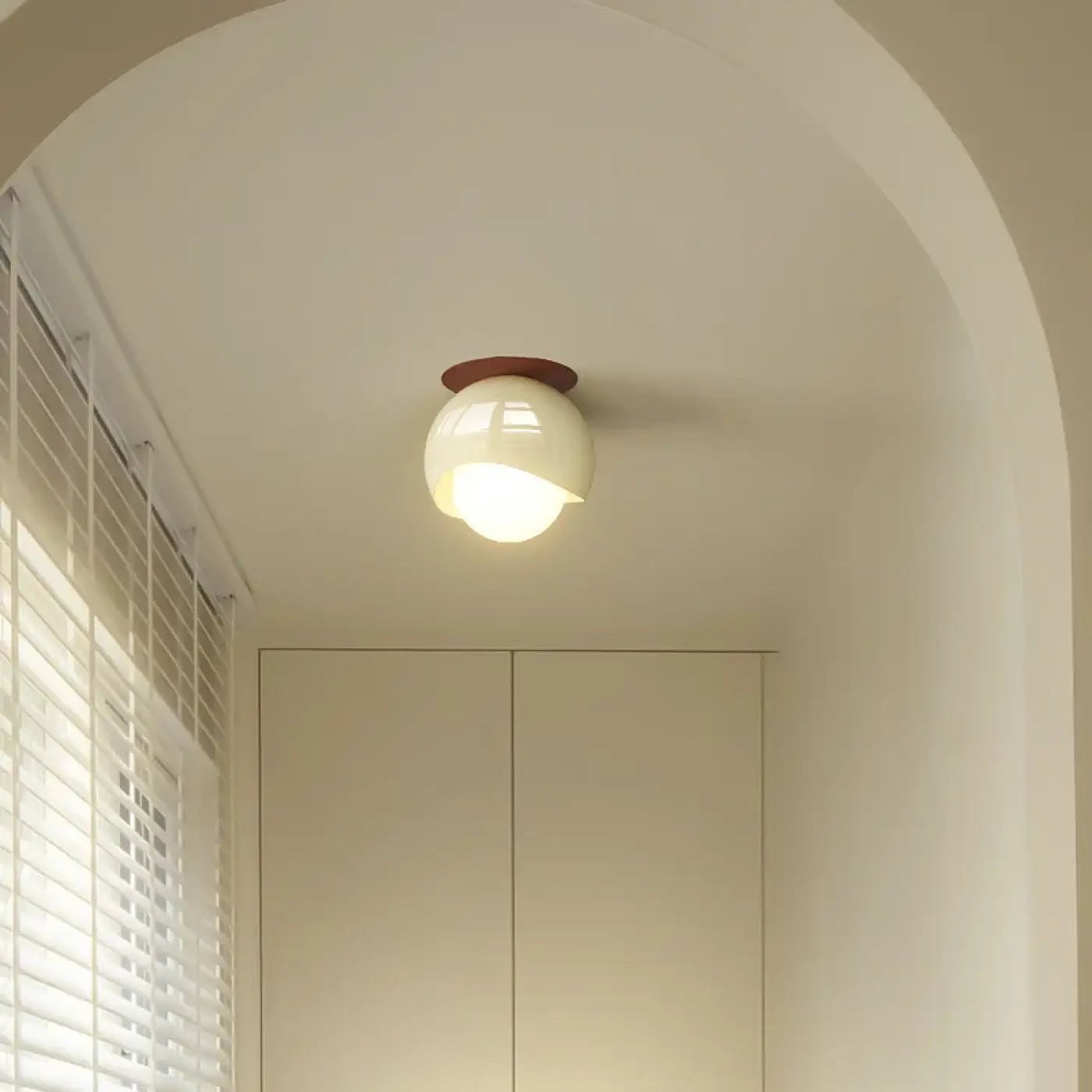 Luminaire Plafonnier Scandinave en Verre - Flori
