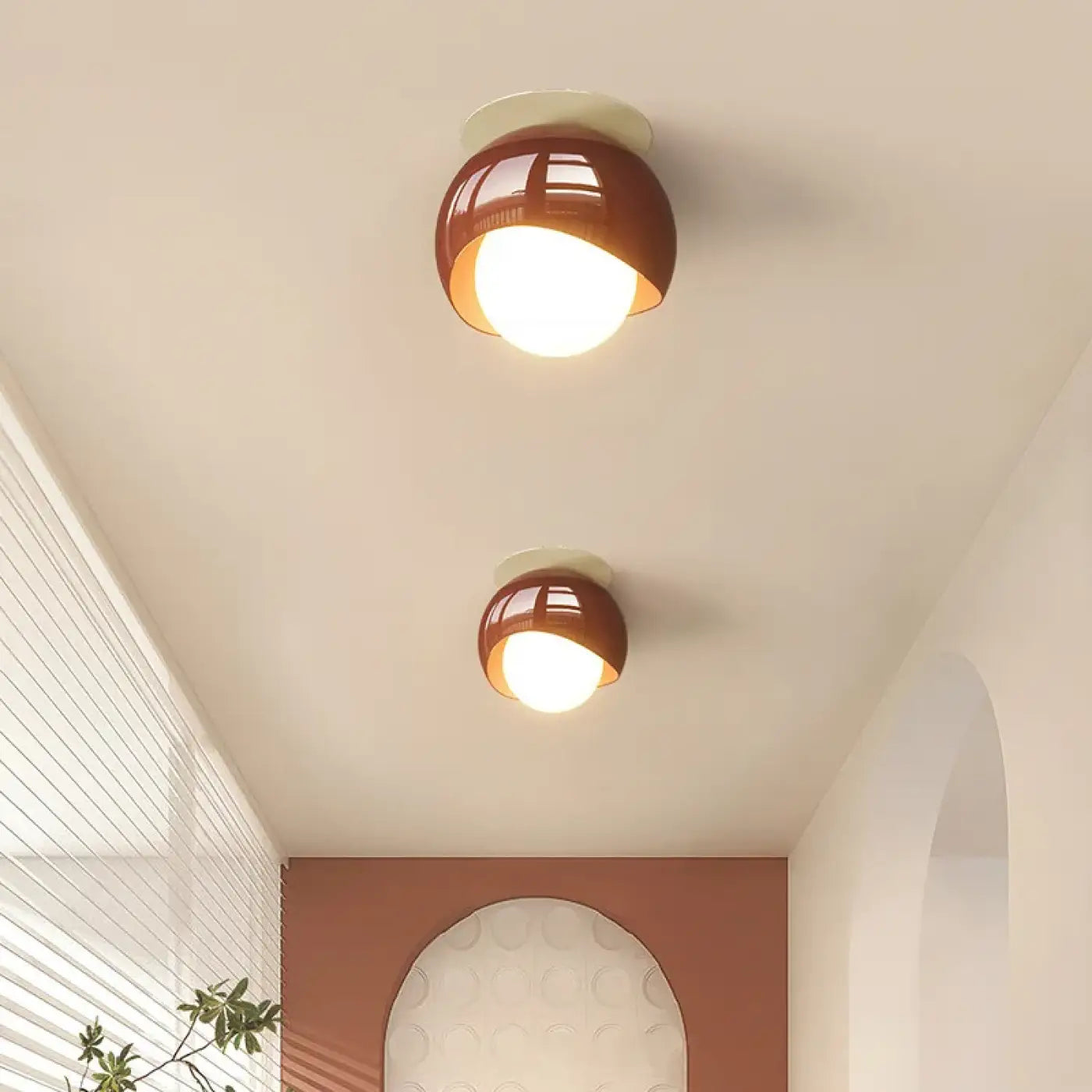 Luminaire Plafonnier Scandinave en Verre - Flori