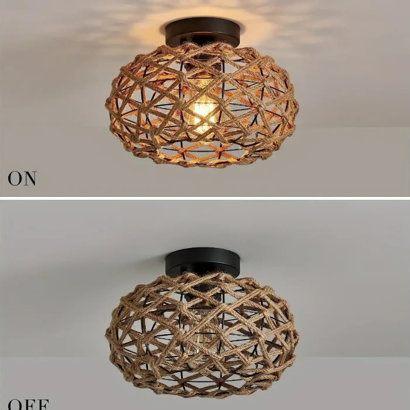 Luminaire Plafonnier Boheme en Metal - Codi