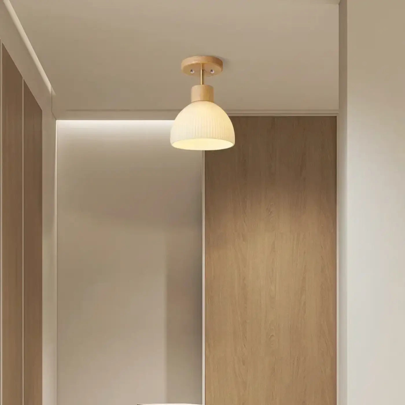 Luminaire Plafonnier Scandinave en Bois - Dinali