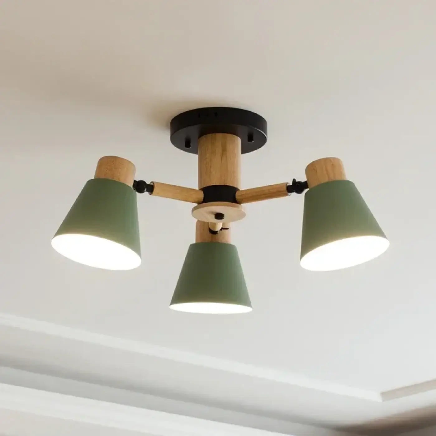 Luminaire Plafonnier Scandinave en Bois - Dinave