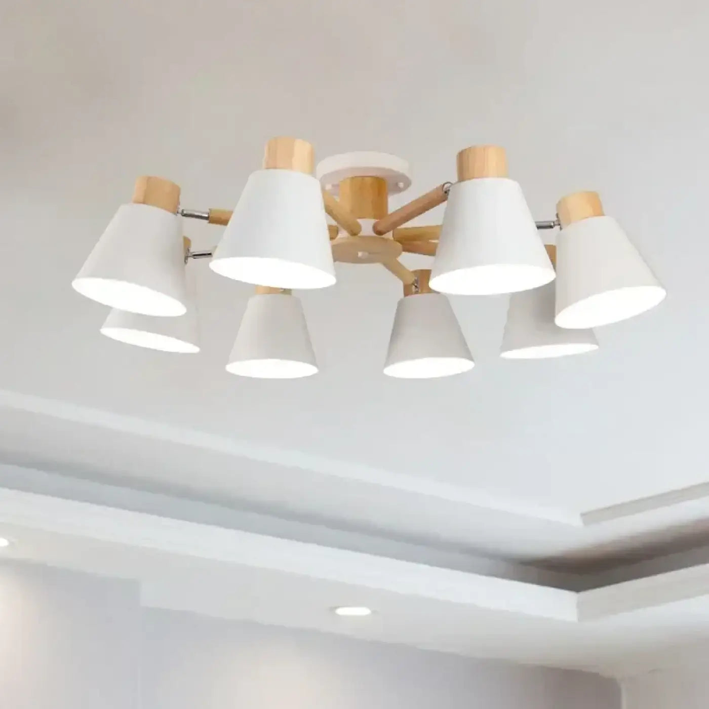 Luminaire Plafonnier Scandinave en Bois - Dinave