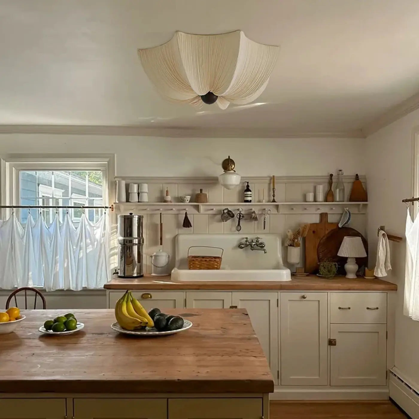 Luminaire Plafonnier Design en Tissu - Trilupo