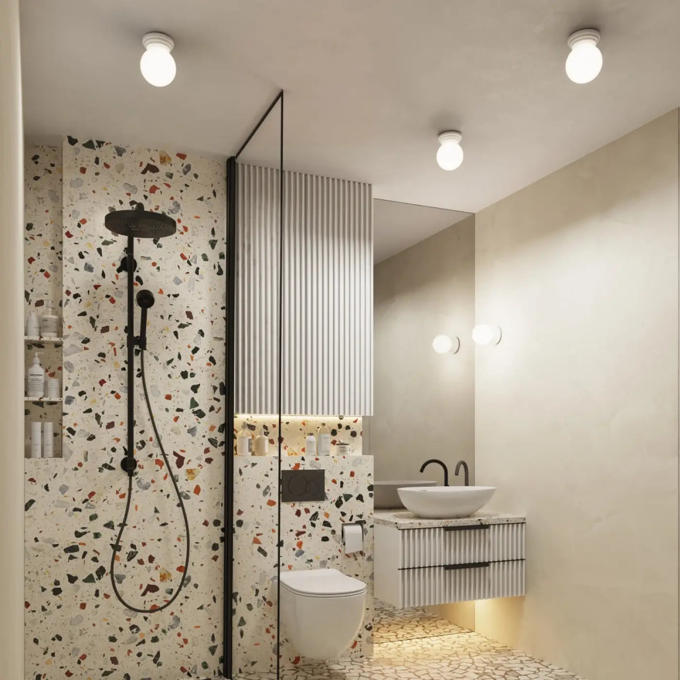 Luminaire Plafonnier Design - Zori (Blanc)