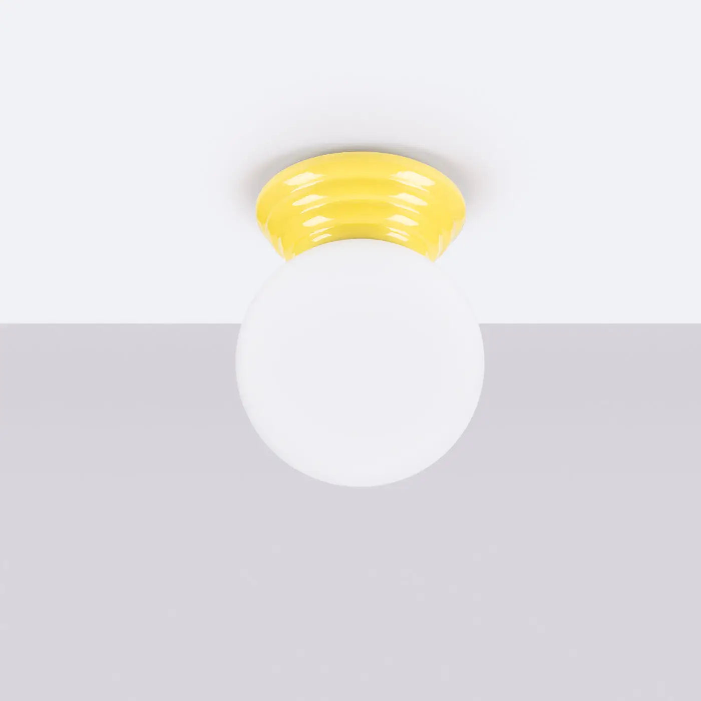 Luminaire Plafonnier Design - Zori (Jaune)