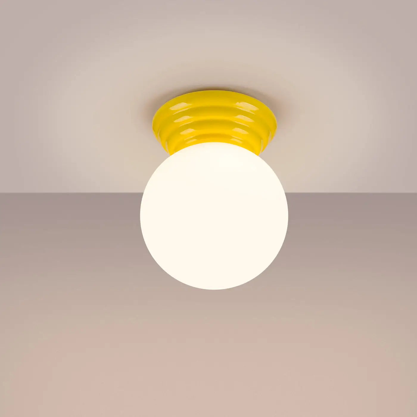 Luminaire Plafonnier Design - Zori (Jaune)