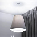 Suspension Luminaire Design - Sensei Doblo (Gris/Blanc/Argent)