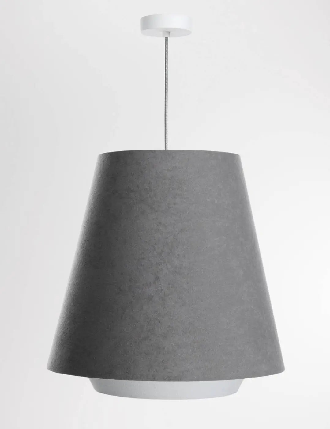 Suspension Luminaire Design - Sensei Doblo (Gris/Blanc/Argent)