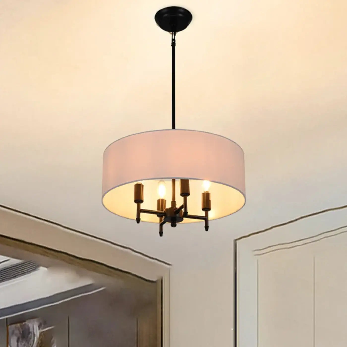 Suspension Luminaire Moderne en Tissu - Dofoty