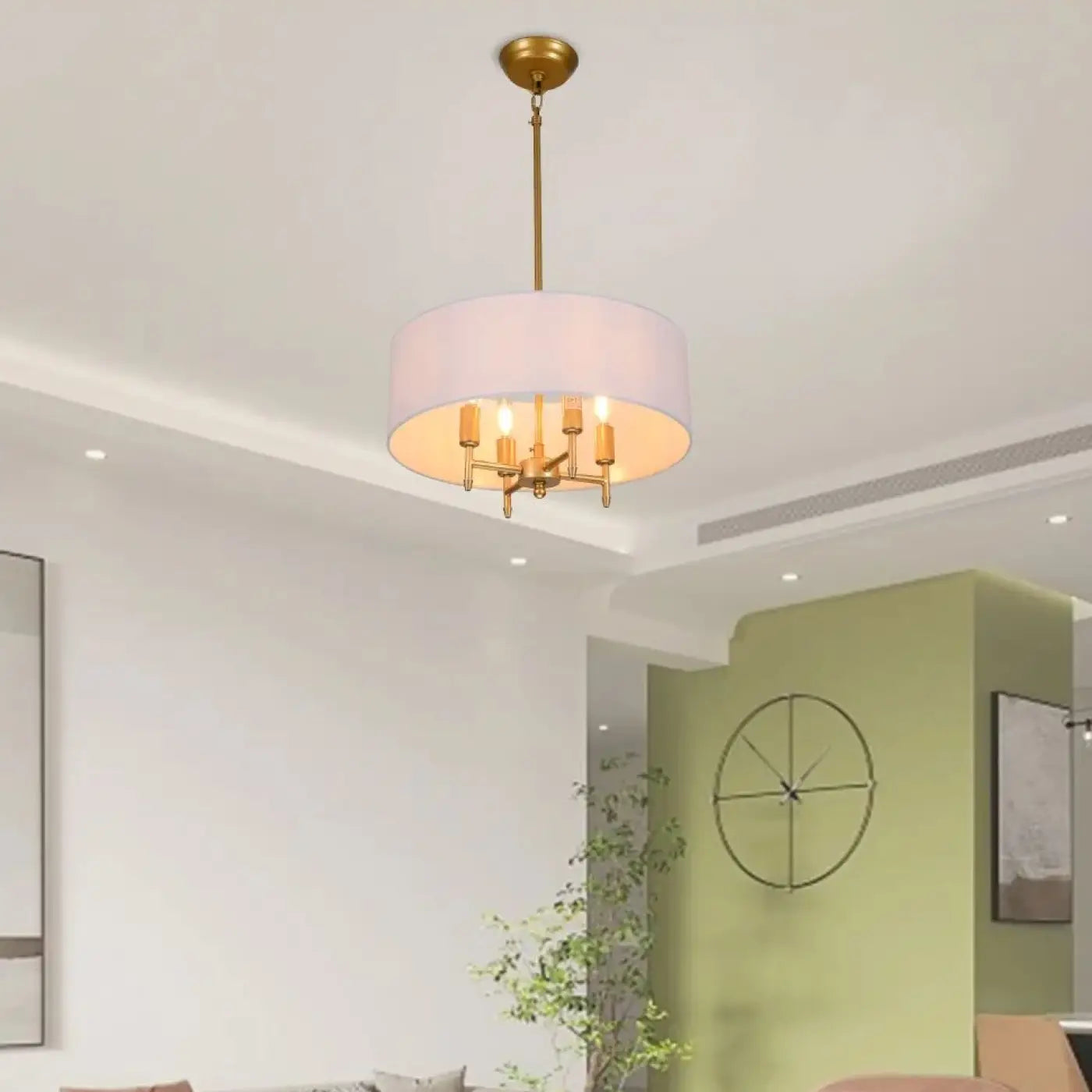 Suspension Luminaire Moderne en Tissu - Dofoty