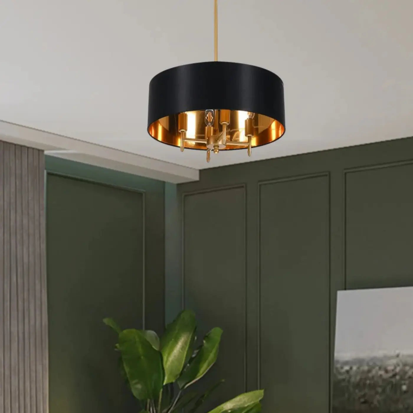 Suspension Luminaire Moderne en Tissu - Dofoty