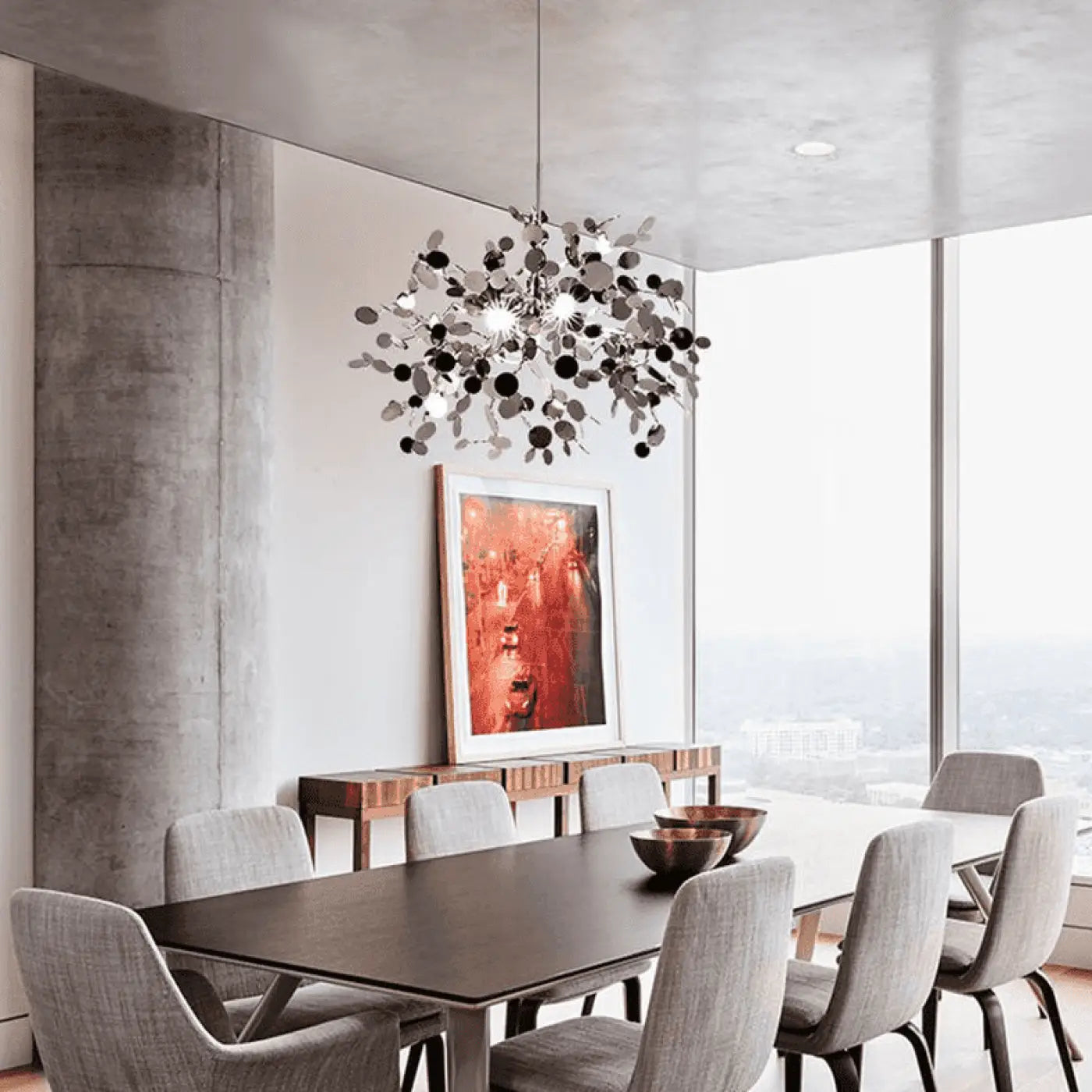 Suspension Luminaire - Argent