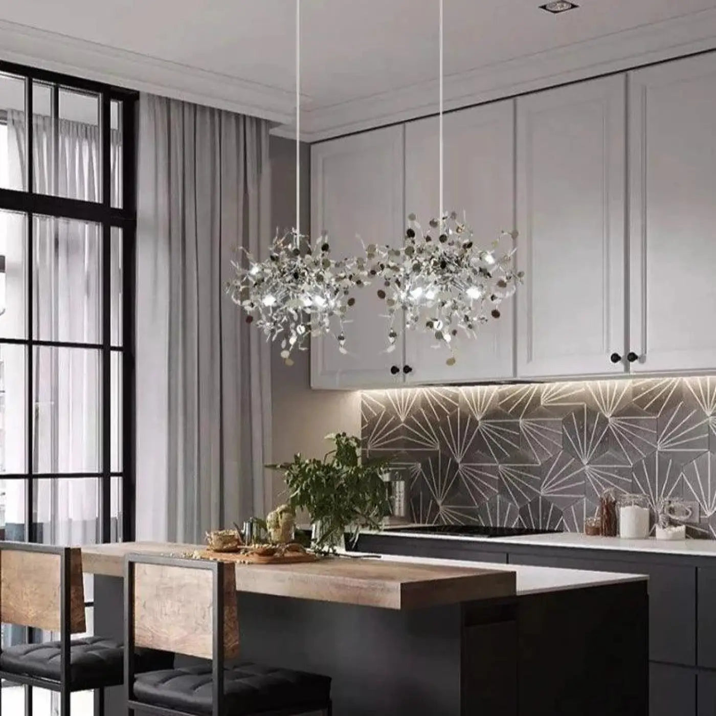 Suspension Luminaire - Argent