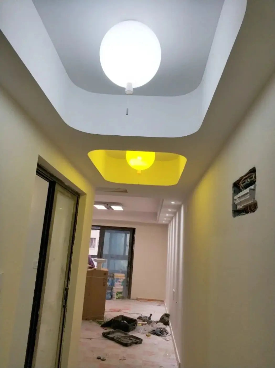 Suspension Luminaire Design - Side