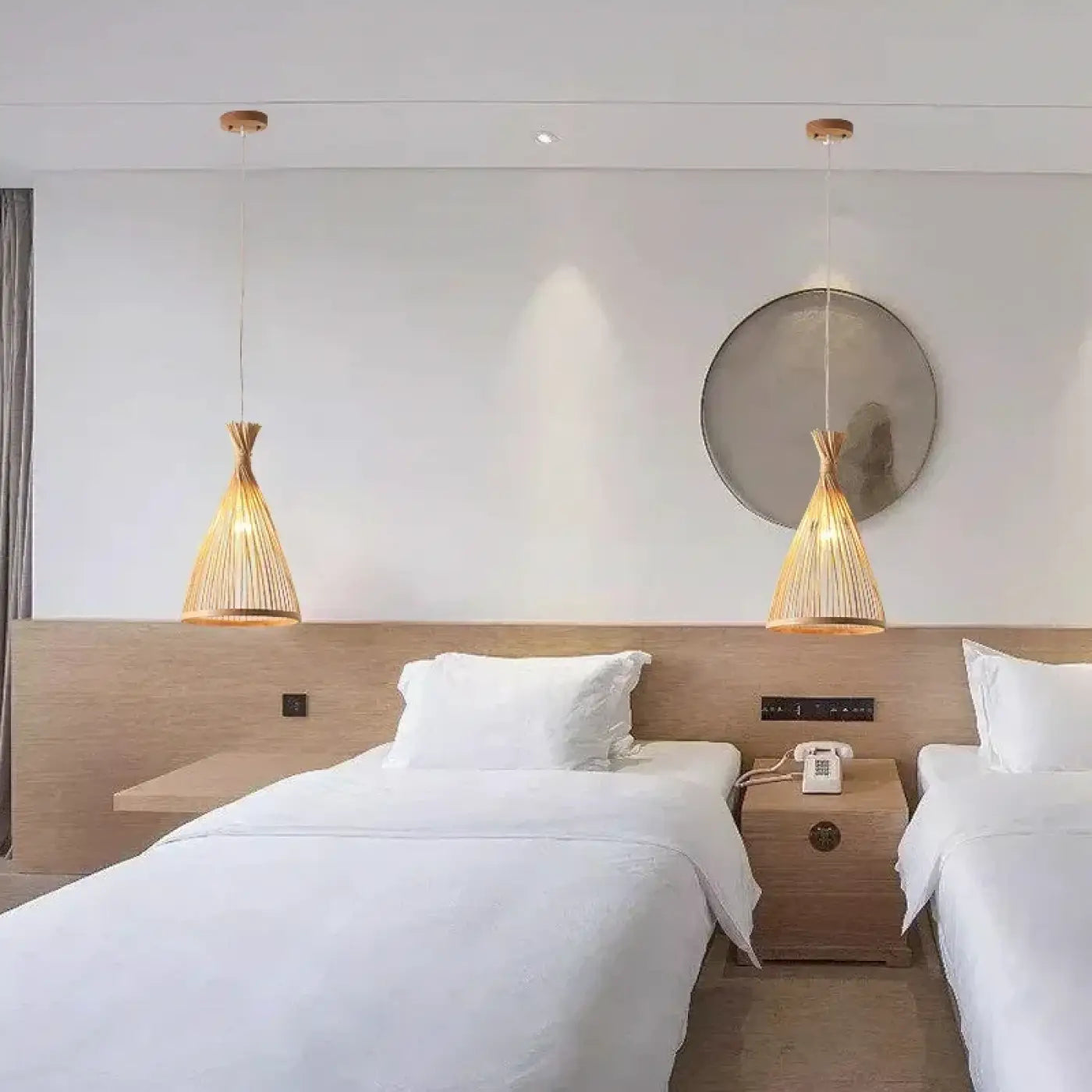 Suspension Luminaire Design en Bambou - Dezy