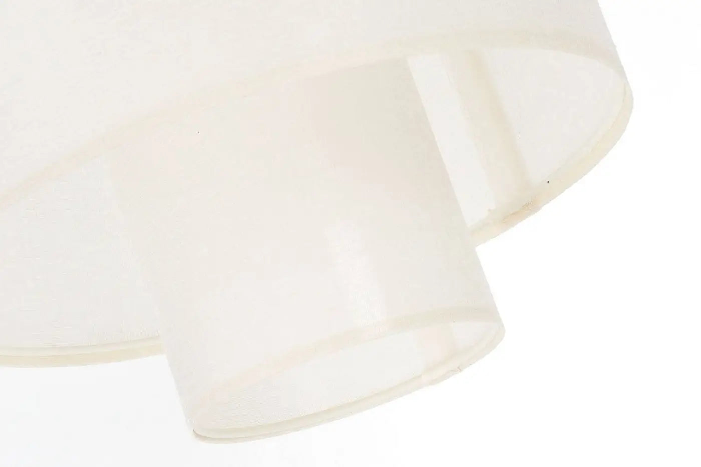 Suspension Luminaire en Tissu - Twin (Blanc Crème)