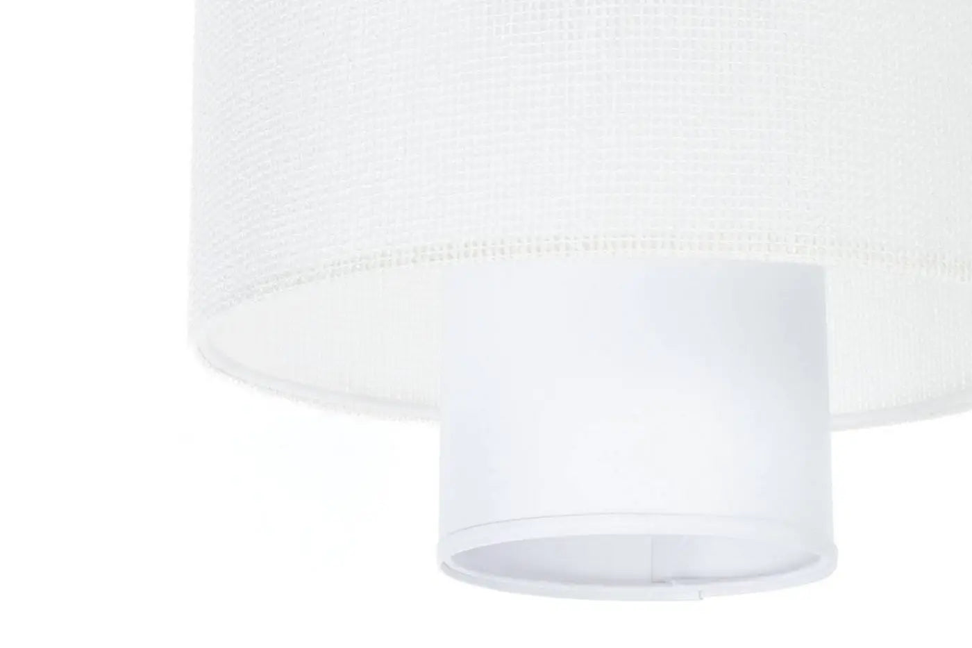 Suspension Luminaire Moderne en Tissu - Twin (Blanc)