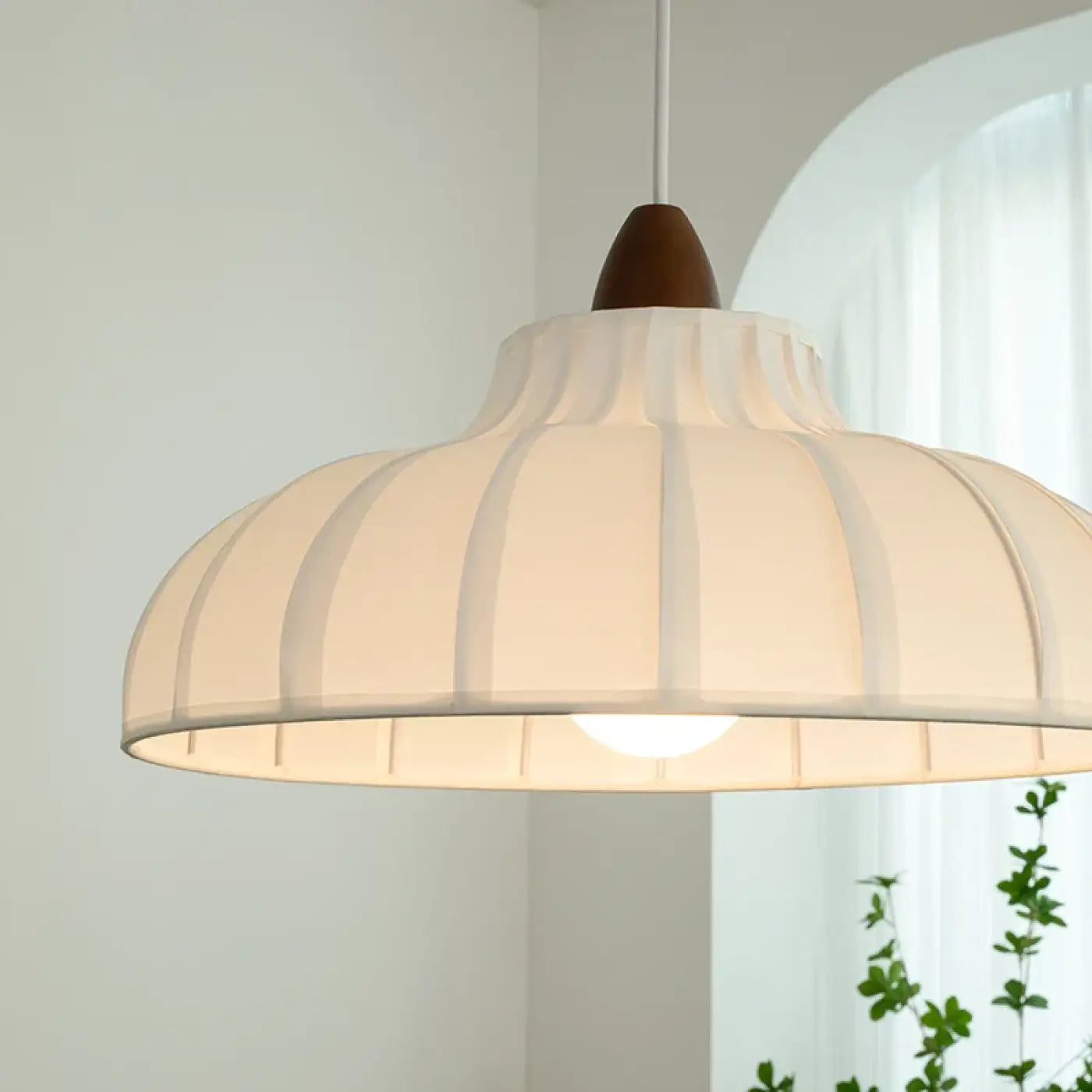 Suspension Luminaire Scandinave en Bois - Bosca