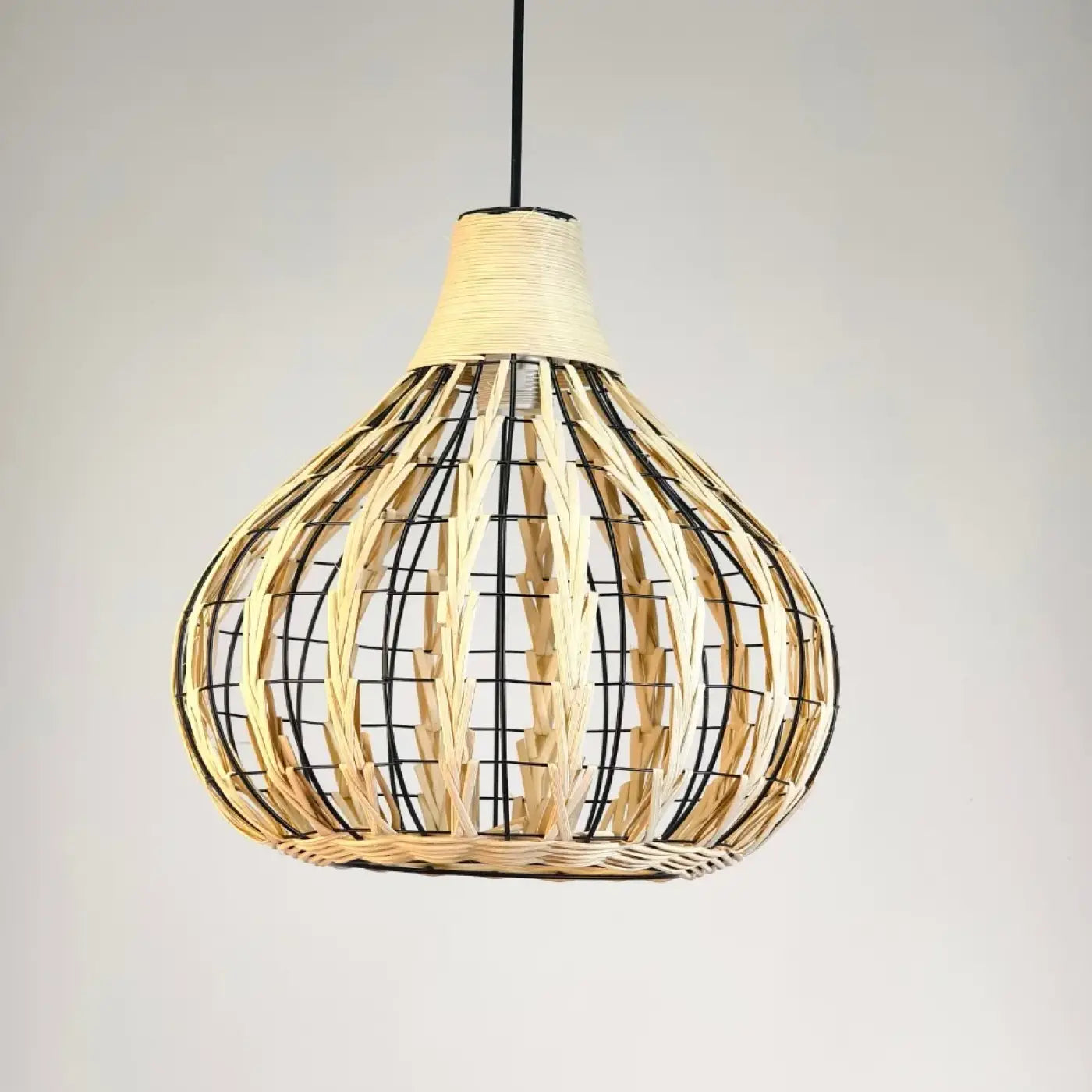 Suspension Luminaire Boheme en Bambou - Keriwi