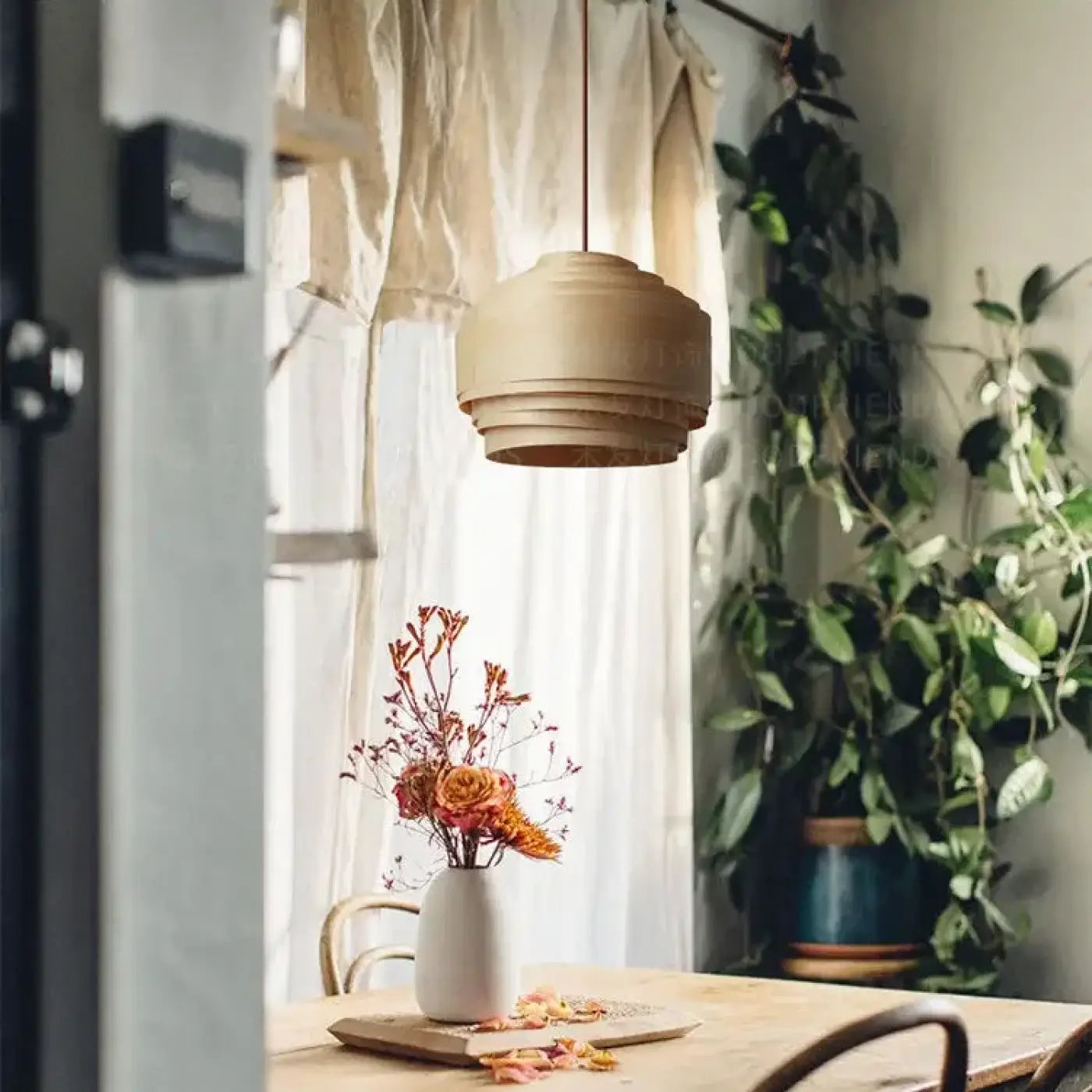 Suspension Luminaire en Bois - Clobus