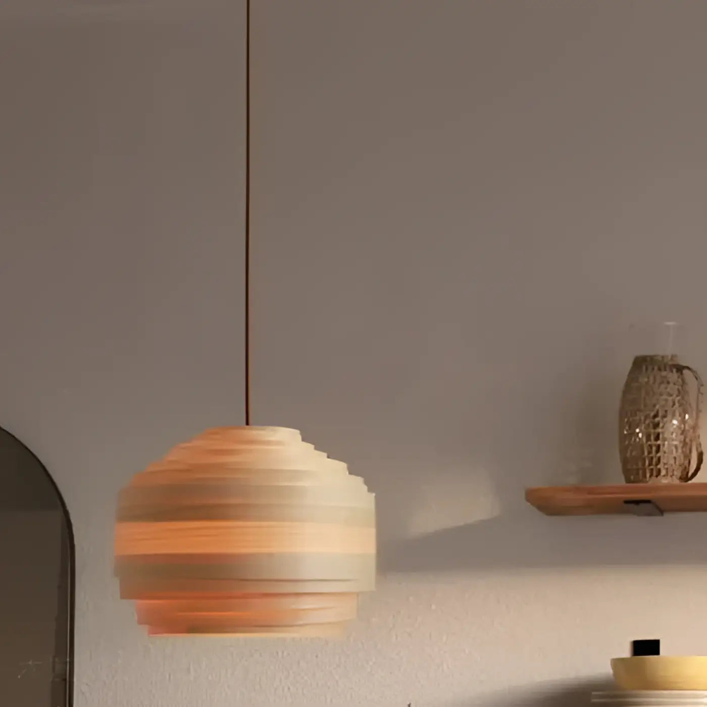 Suspension Luminaire en Bois - Clobus