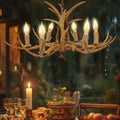 Suspension Luminaire en Bois - Cerf