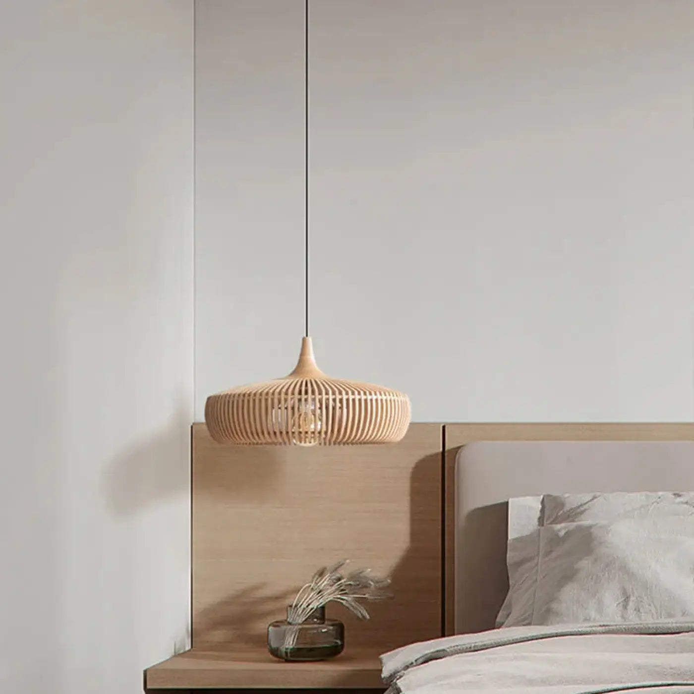 Suspension Luminaire Design en Bois - Claga