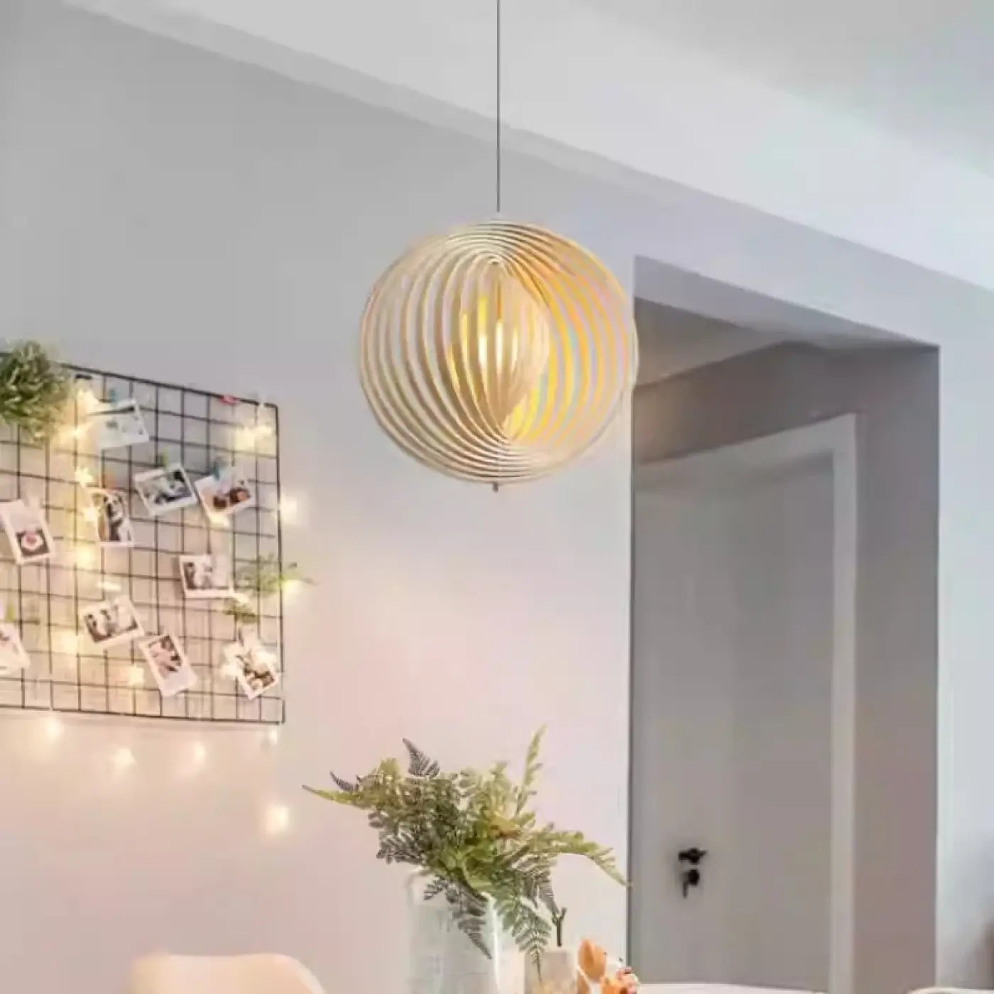 Suspension Luminaire Design en Bois - Arivah