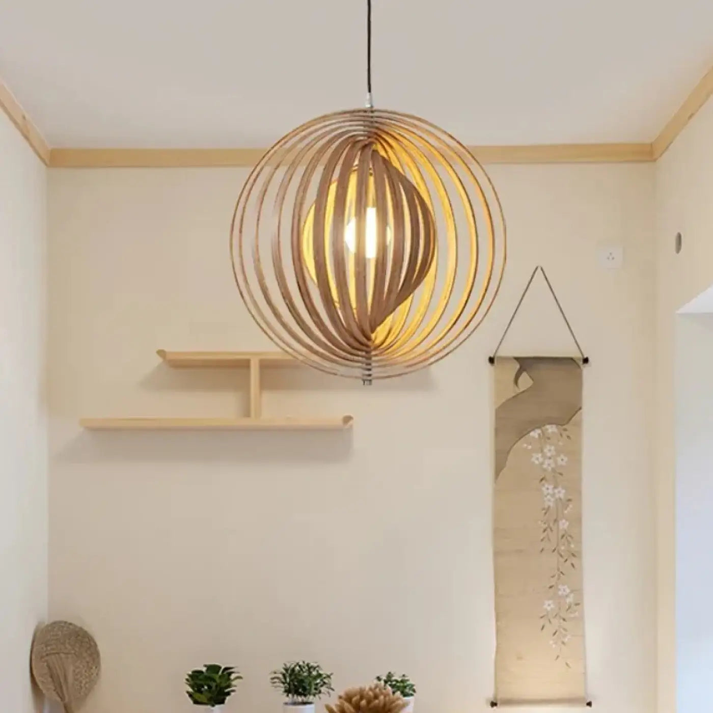 Suspension Luminaire Design en Bois - Arivah