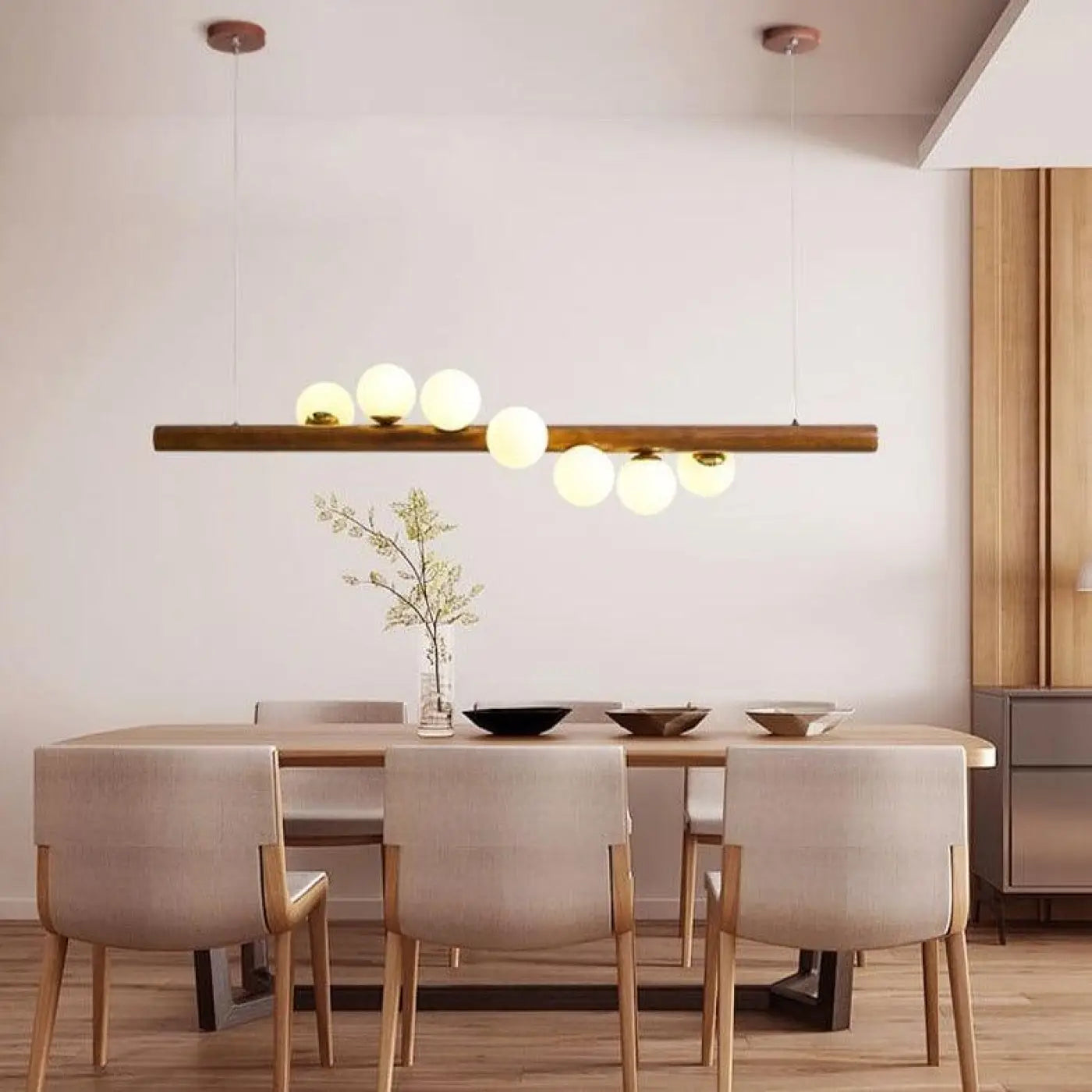 Suspension Luminaire en Bois - Flotte