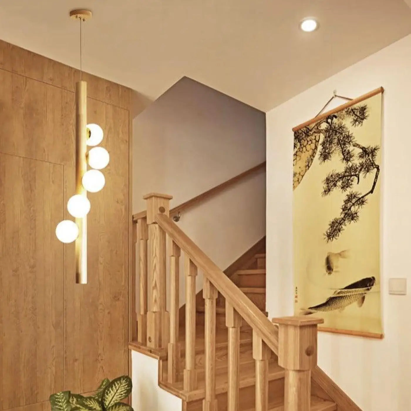 Suspension Luminaire en Bois - Flotte