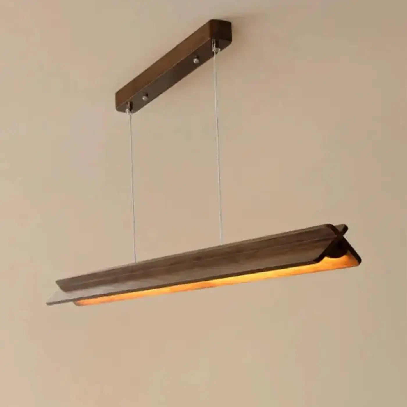 Suspension Luminaire Moderne en Bois - Plemite