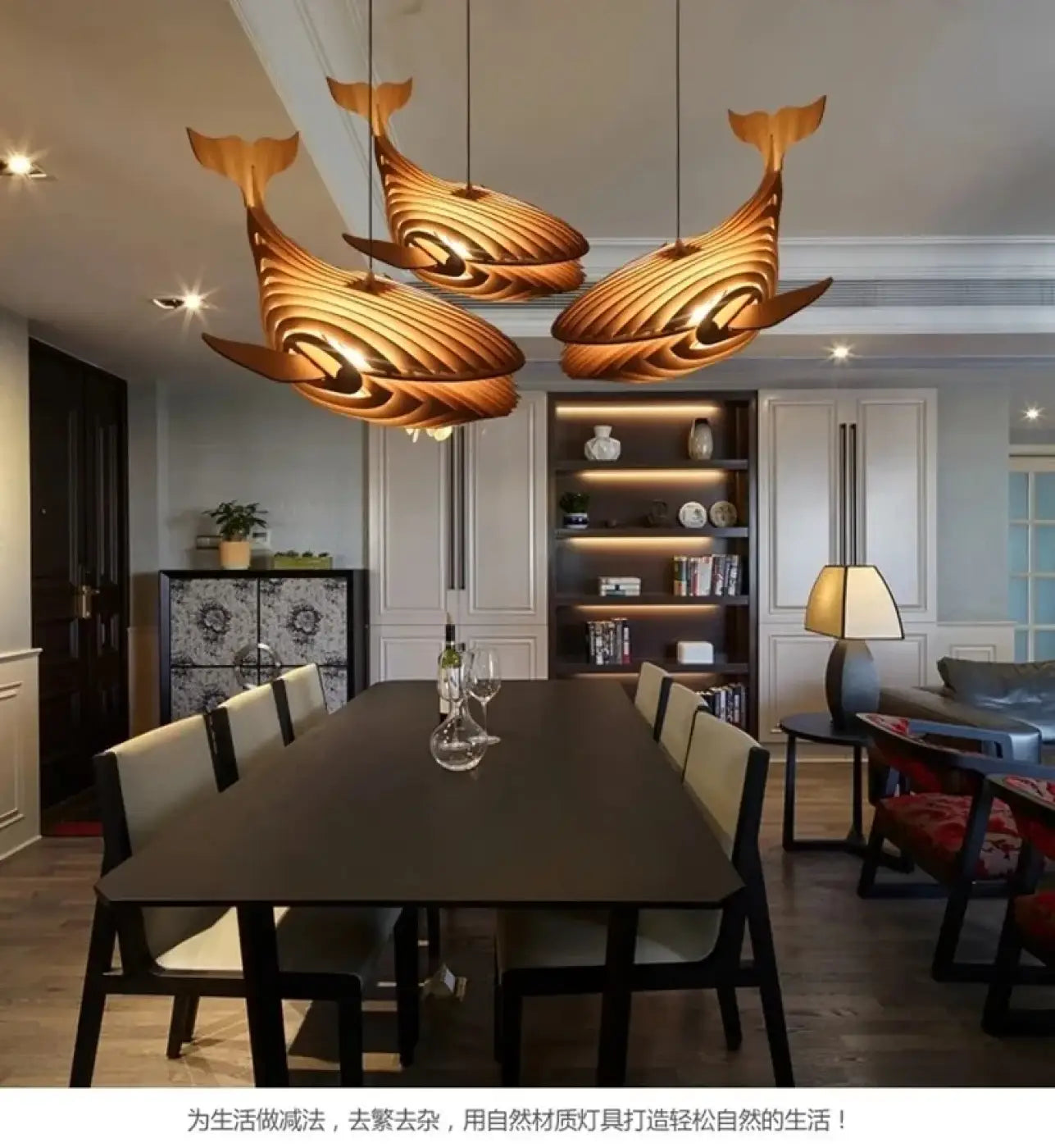 Suspension Luminaire Design en Bois - Diba