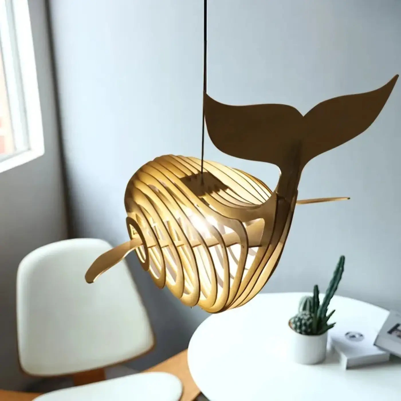 Suspension Luminaire Design en Bois - Diba