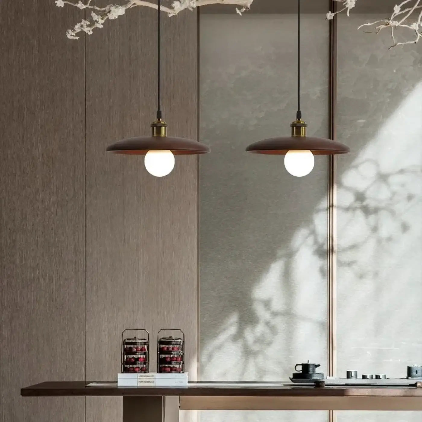 Suspension Luminaire en Bois - Mani