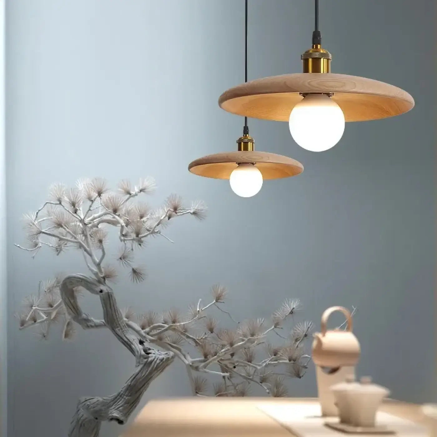 Suspension Luminaire en Bois - Mani