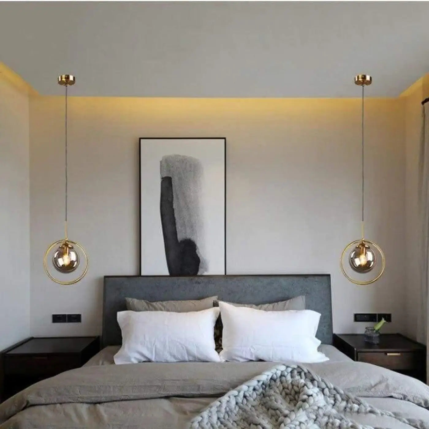 Suspension Luminaire en Verre - Fumi