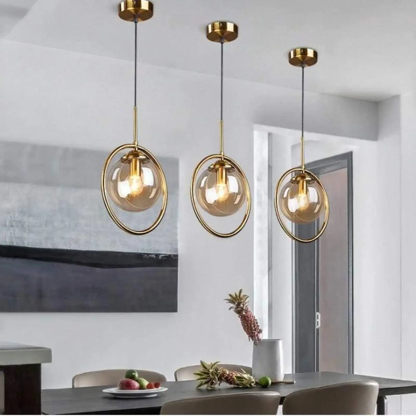 Suspension Luminaire en Verre - Fumi