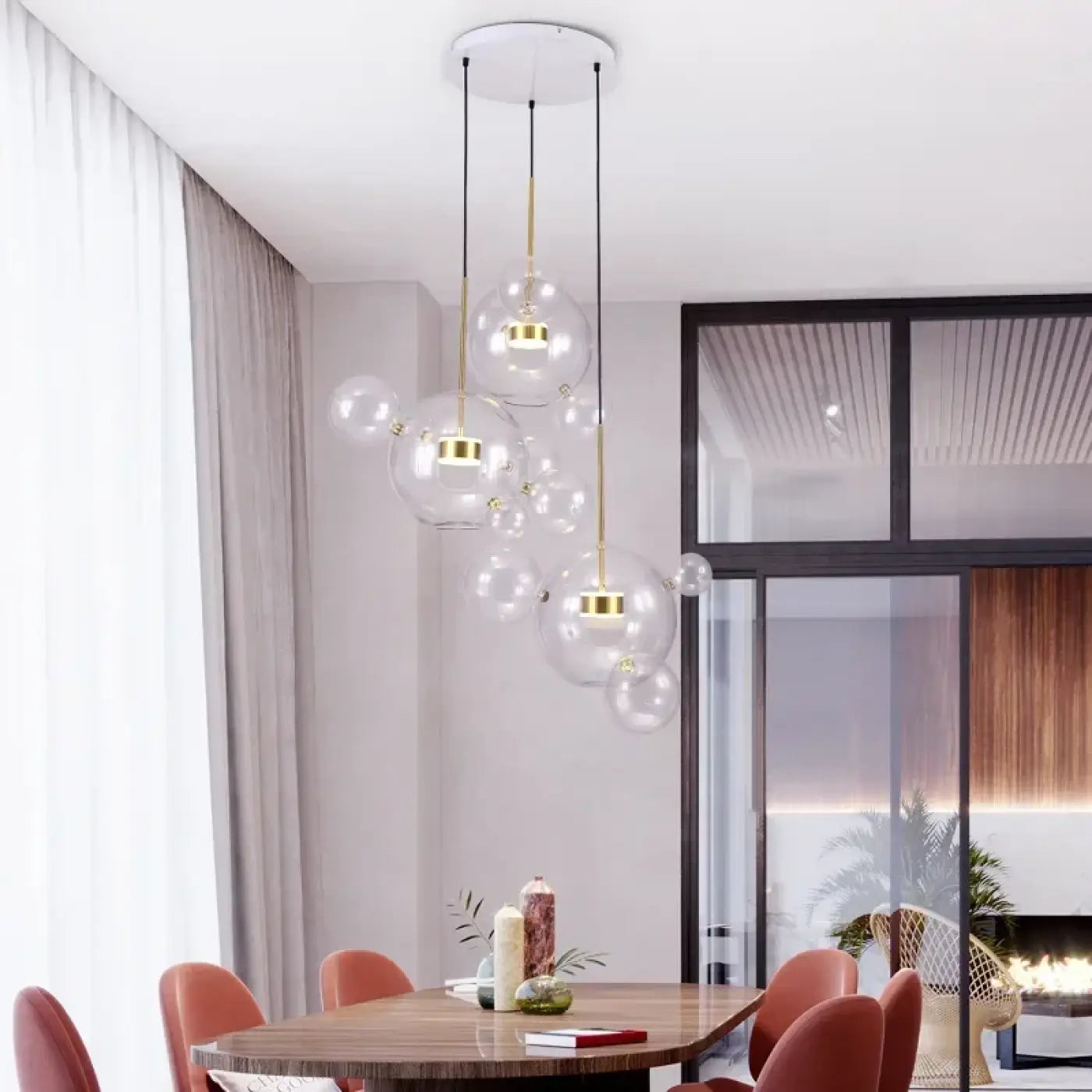 Suspension Luminaire en Verre - Ciries