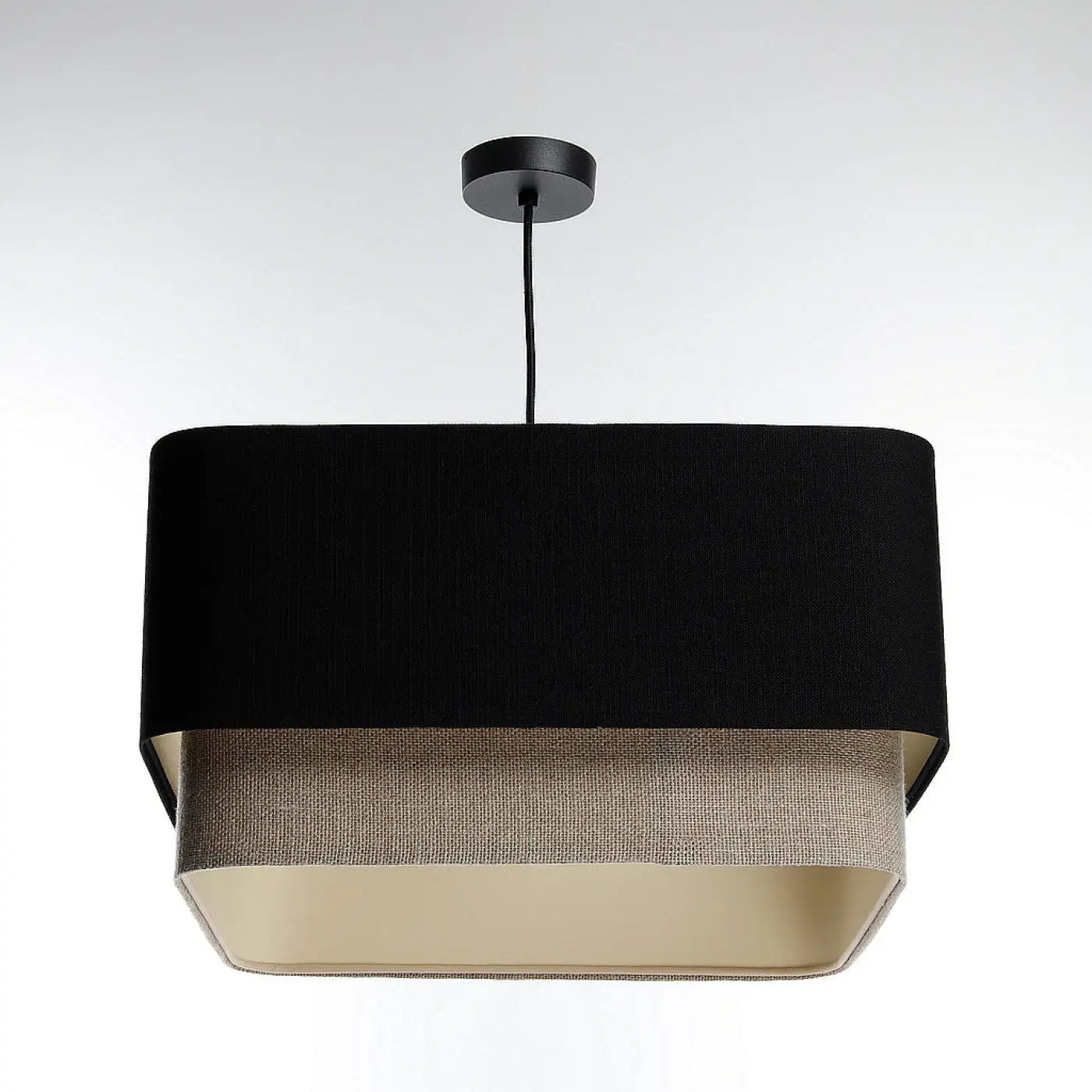 Suspension Luminaire - Kwadro Duo (Noir)