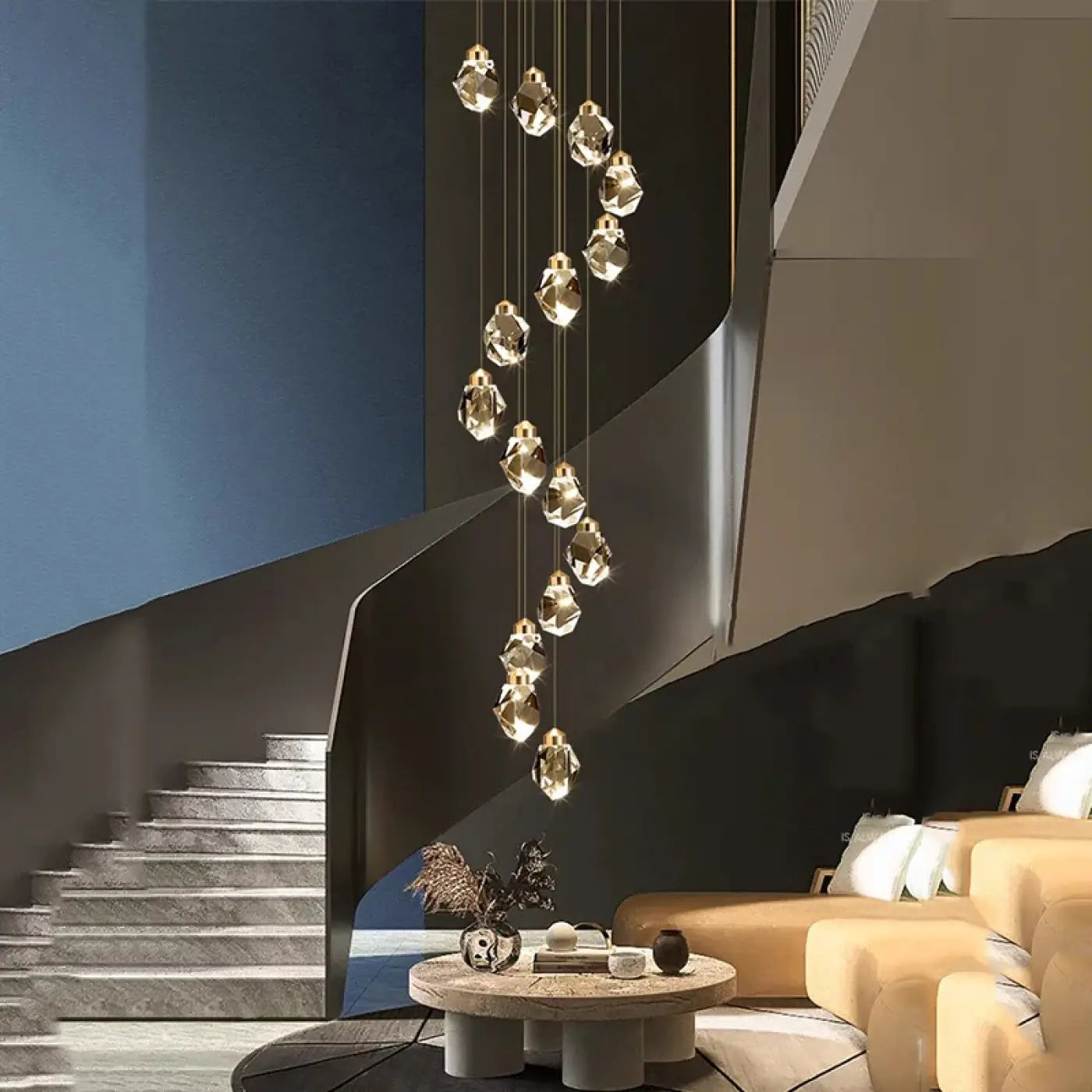Suspension Luminaire Moderne en Cristal - Molica