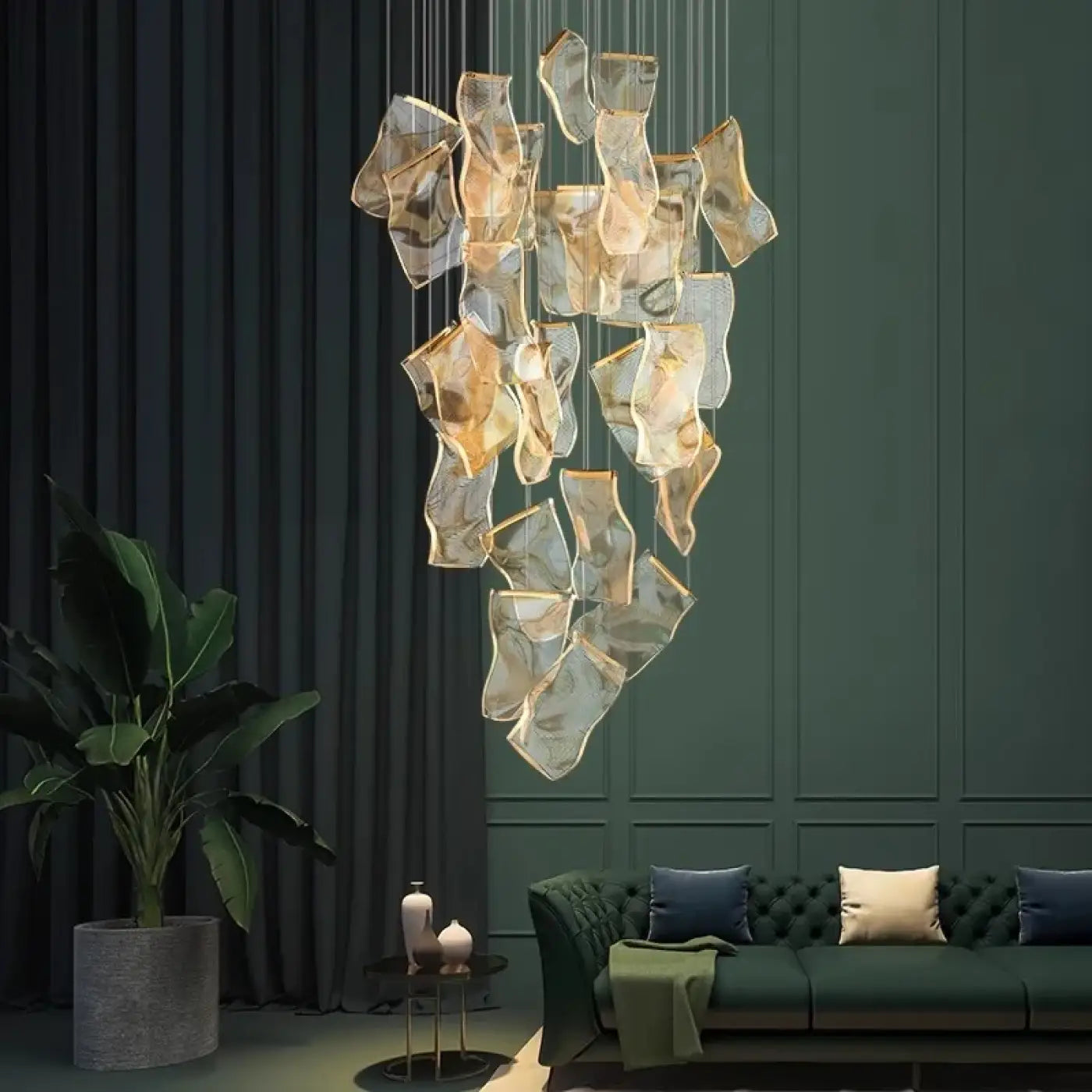 Suspension Luminaire Design en Verre - Tuvarsi