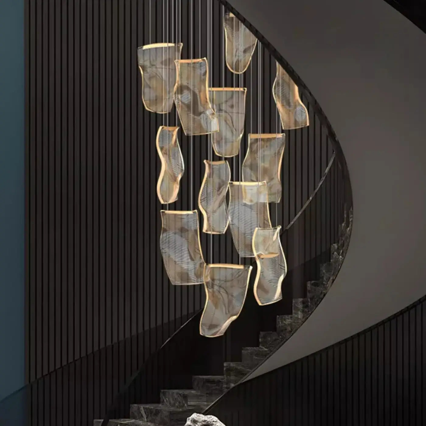 Suspension Luminaire Design en Verre - Tuvarsi