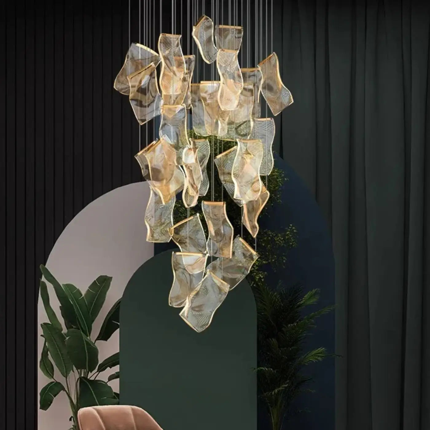 Suspension Luminaire Design en Verre - Tuvarsi