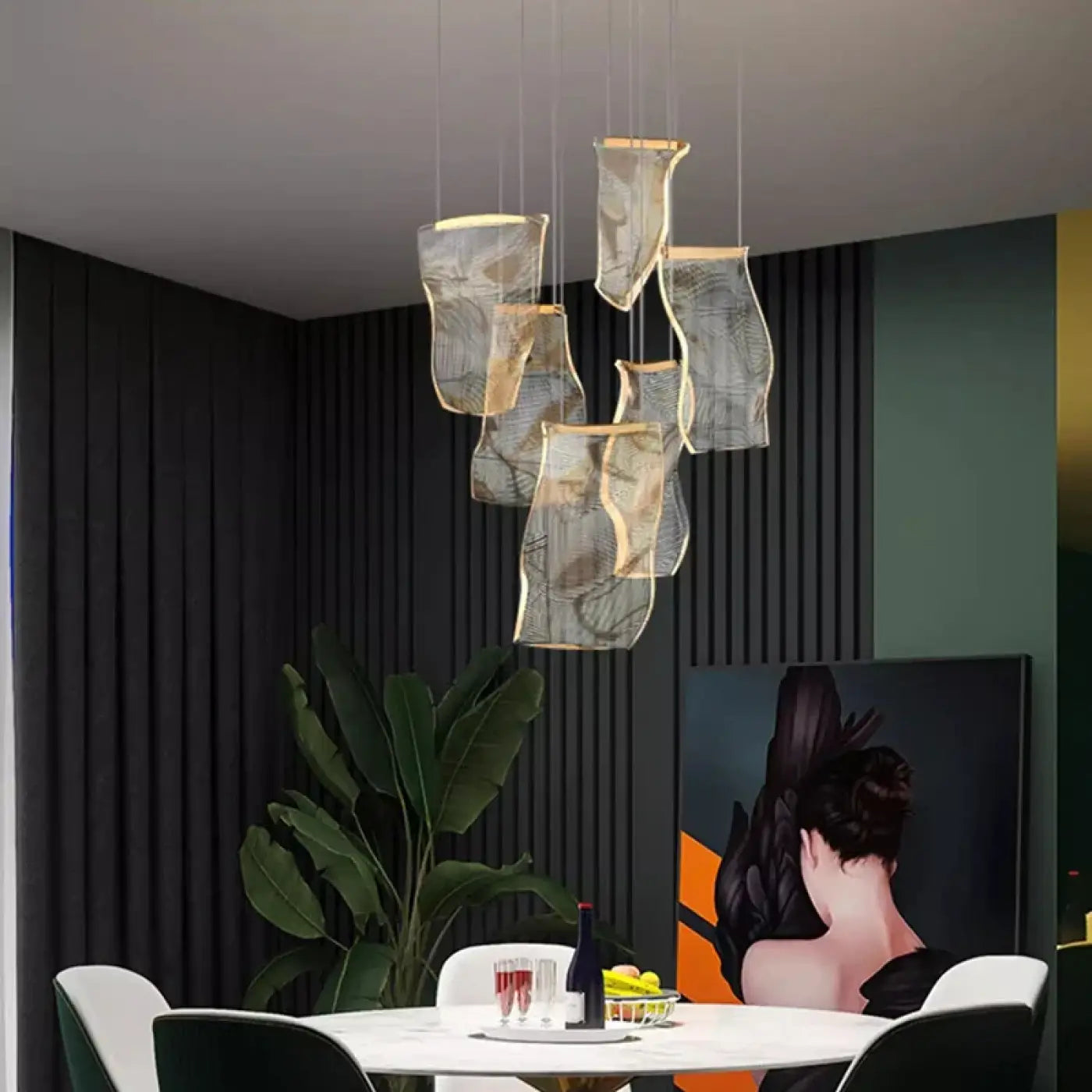 Suspension Luminaire Design en Verre - Tuvarsi